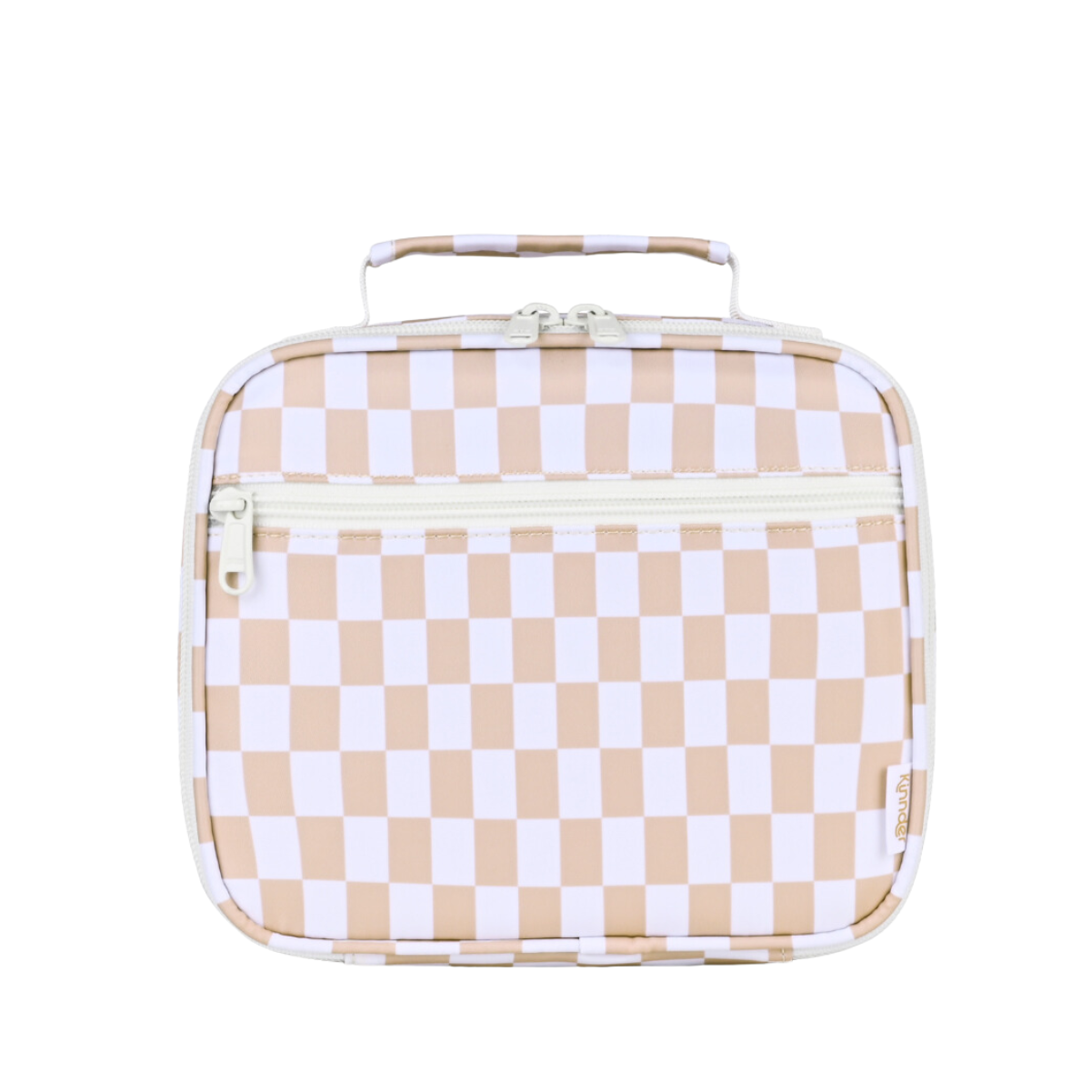 Checkered lunch orders bag