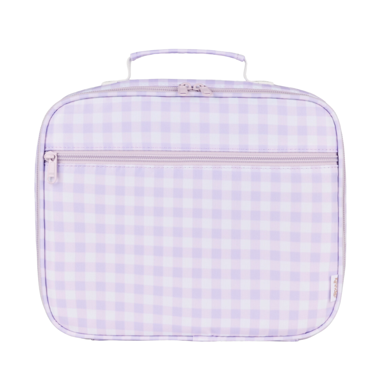 Checkered lunch orders bag