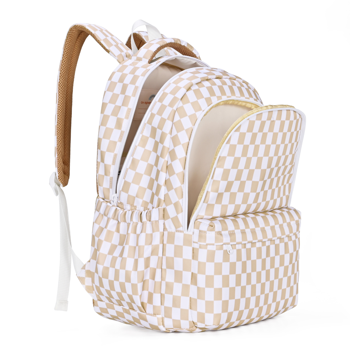 Caramel Check Campus School Backpack