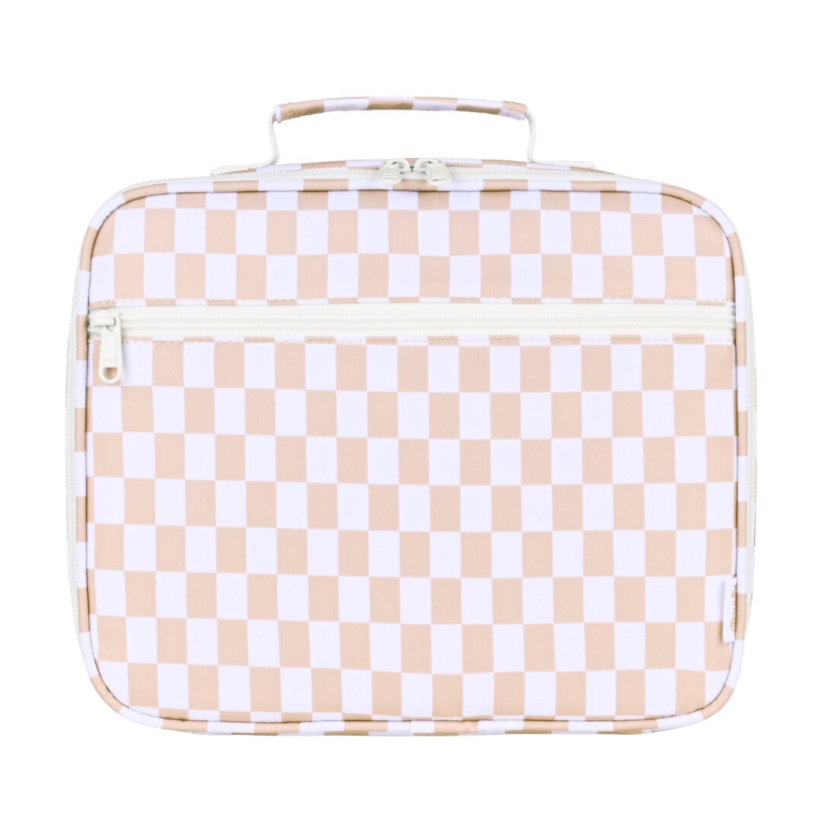 Caramel Check Junior Insulated Lunch Bag